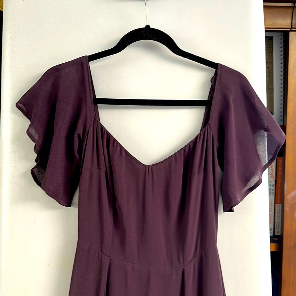 Reformation dress in plum purple, size 2